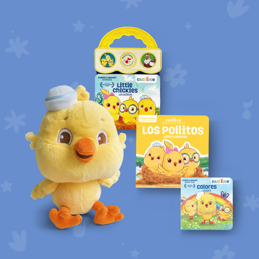 Ricky Superpack: 2 Interactive Books + Los Pollitos Book + Plush