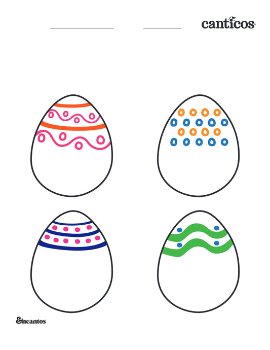 Decorate the Easter Eggs