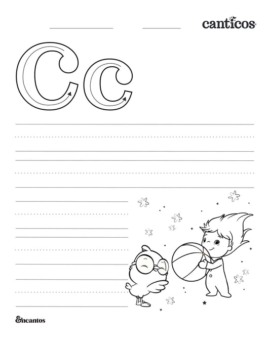 Letter C — Tracing Practice