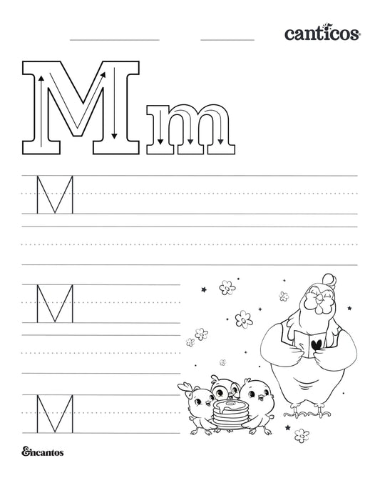 Number 3 — Tracing Practice