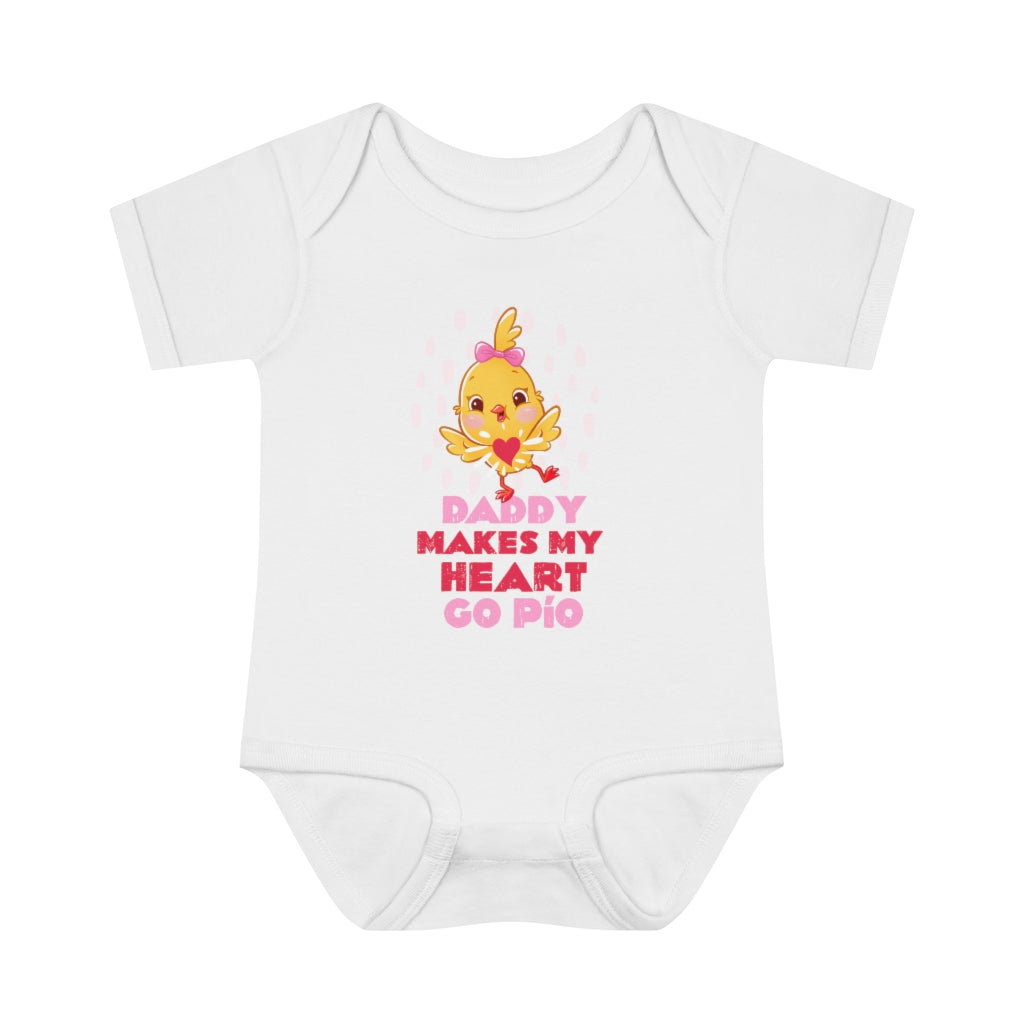 Daddy makes my heart go Pio! Onesie - Kiki