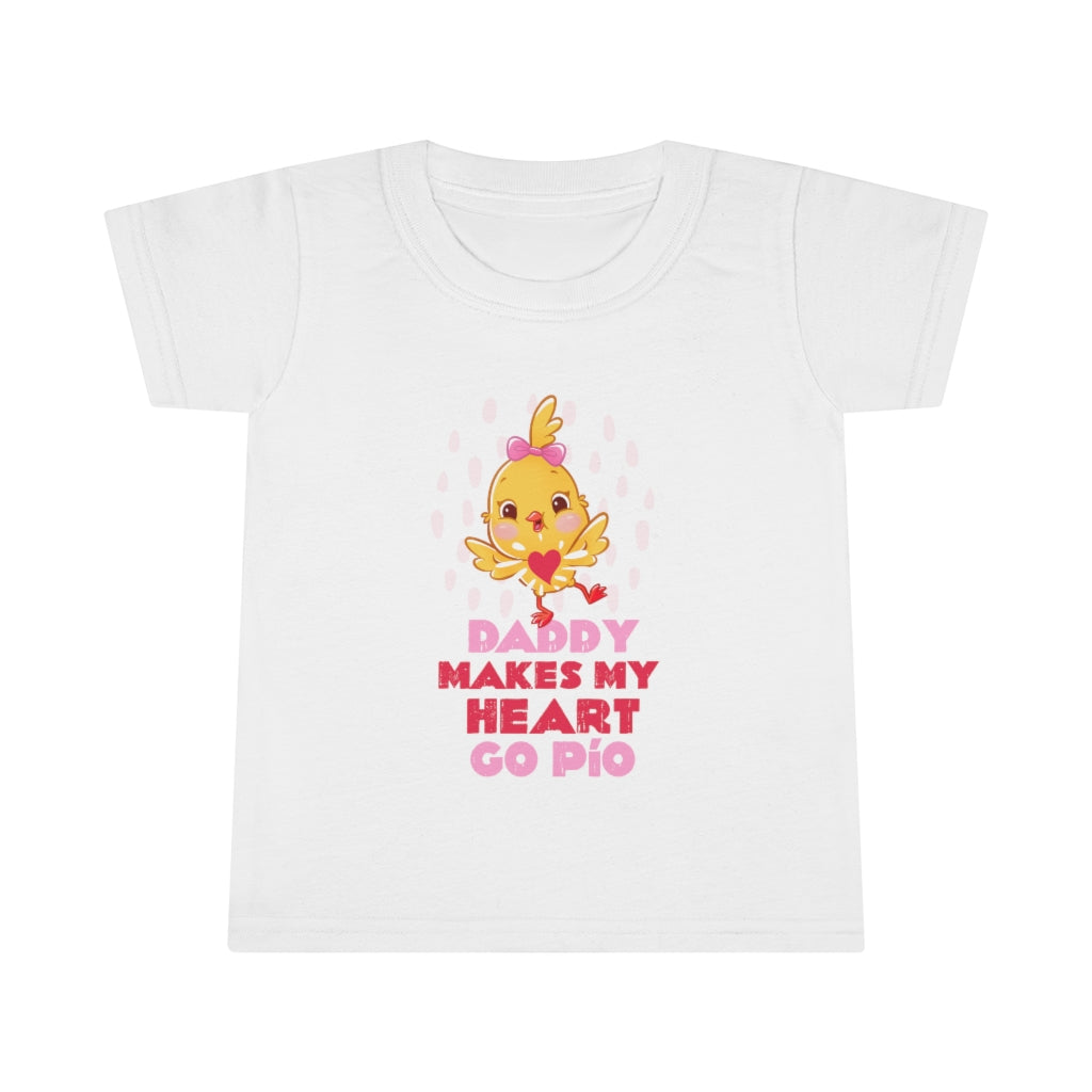 Daddy makes my heart go Pio! Toddler T-shirt - Kiki