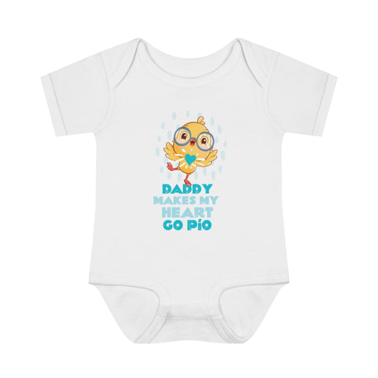 Daddy makes my heart go Pio! Onesie - Nicky