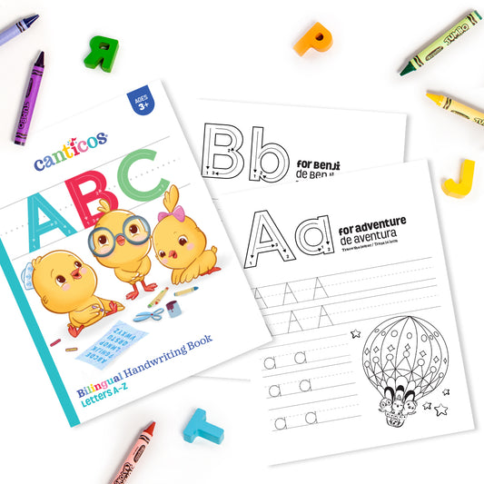 Printable Bilingual Handwriting Book