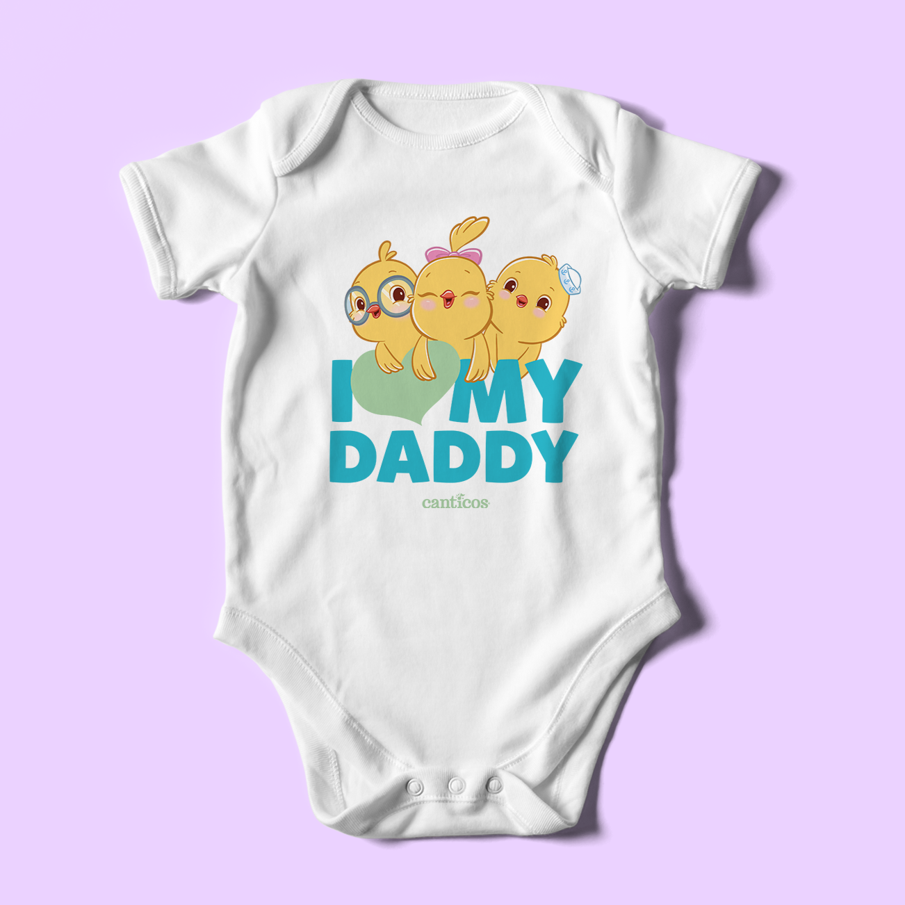 I love my Daddy Blue Onesie - Little Chickies