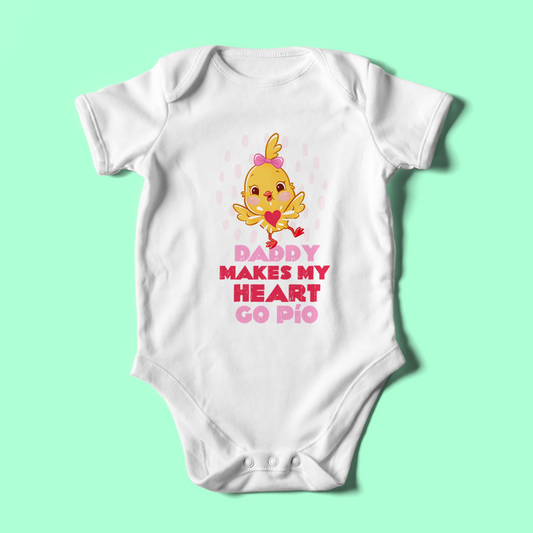 Daddy makes my heart go Pio! Onesie - Kiki