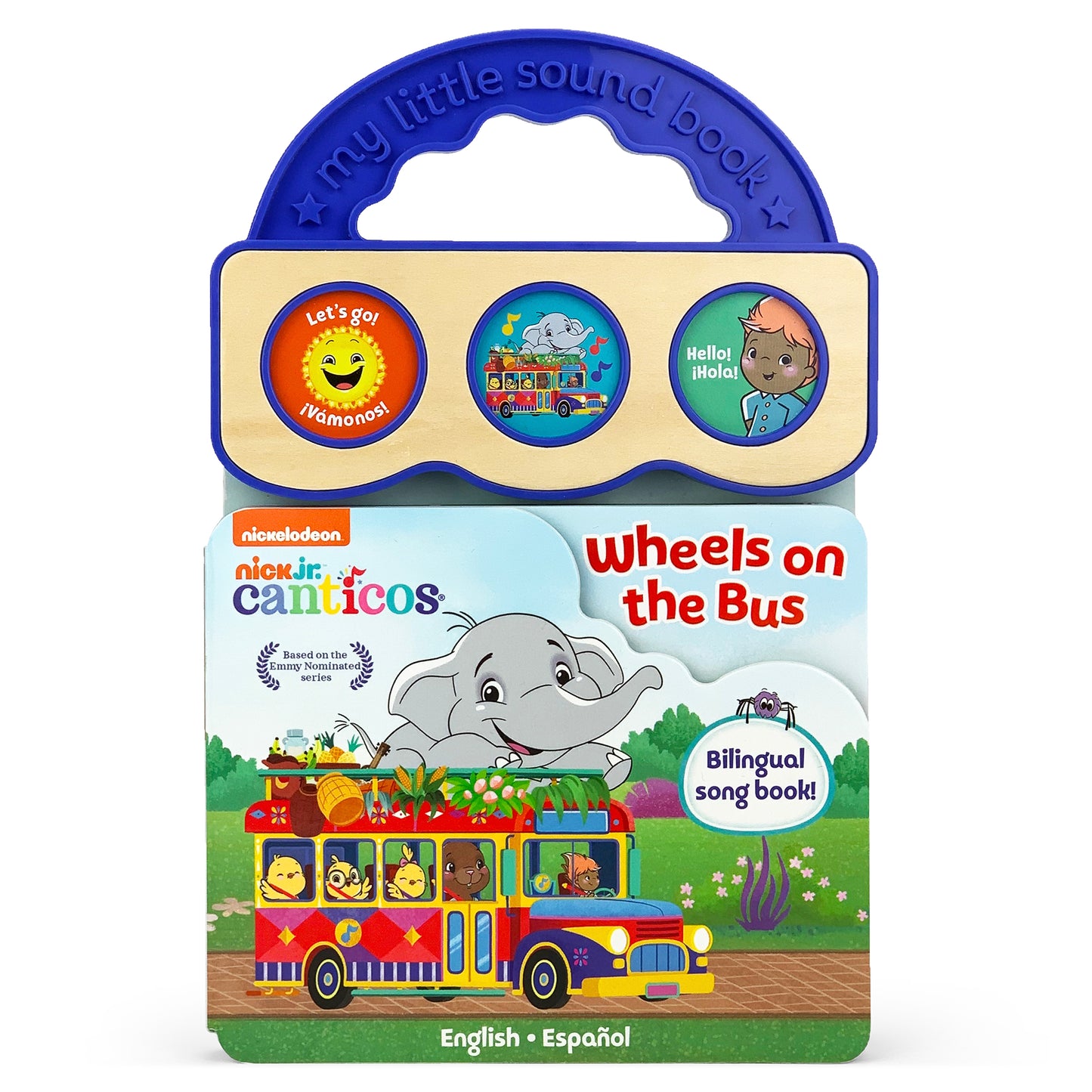 The Wheels on the Bus/ Las Ruedas del Autobús -Bilingual 3-Button Sound Book