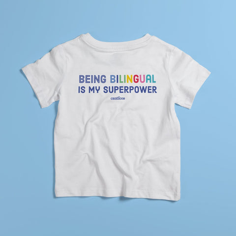 Being Bilingual is my Superpower Toddler T-Shirt
