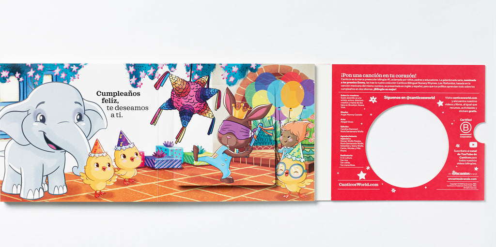Bilingual Nursery Rhymes Collection Bundle - Flip and Play books!