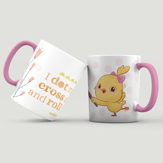 "I dot my i's, cross my t's and roll my r's" Kiki Mug