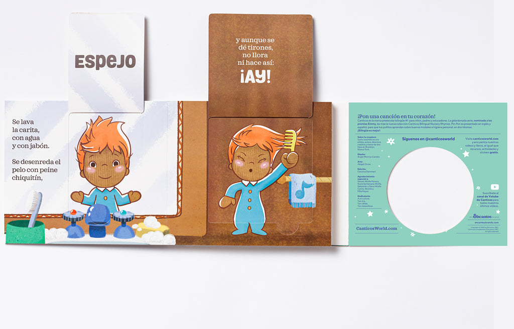 Bilingual Nursery Rhymes Collection Bundle - Flip and Play books!