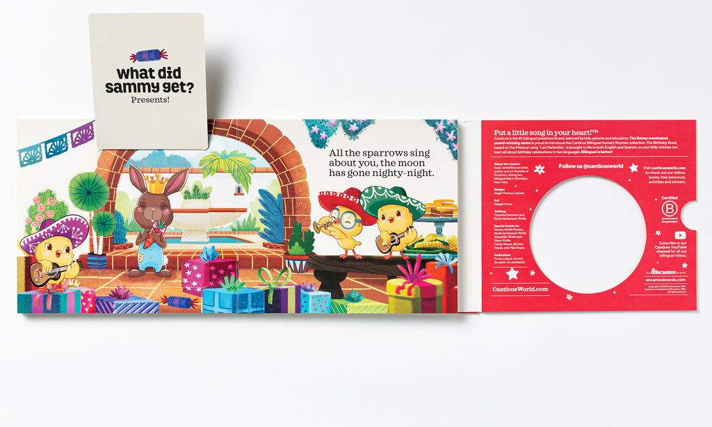 Bilingual Nursery Rhymes Collection Bundle - Flip and Play books!
