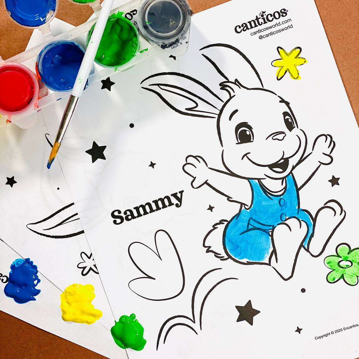 Sami Colouring In Printable Sammy the Bunny Coloring Sheets – Canticos World