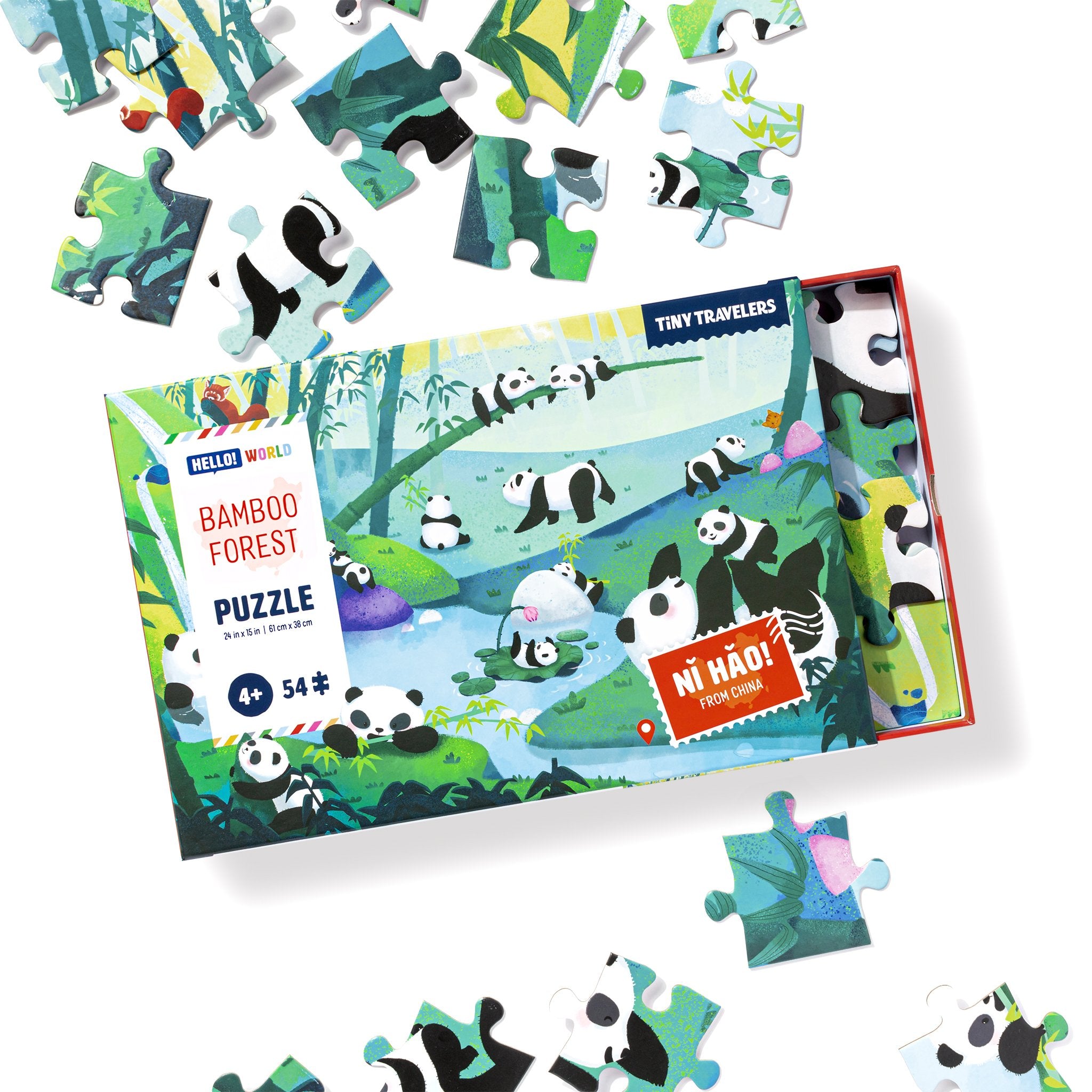 Tiny Travelers Puzzle: Bamboo Forest – Canticos World