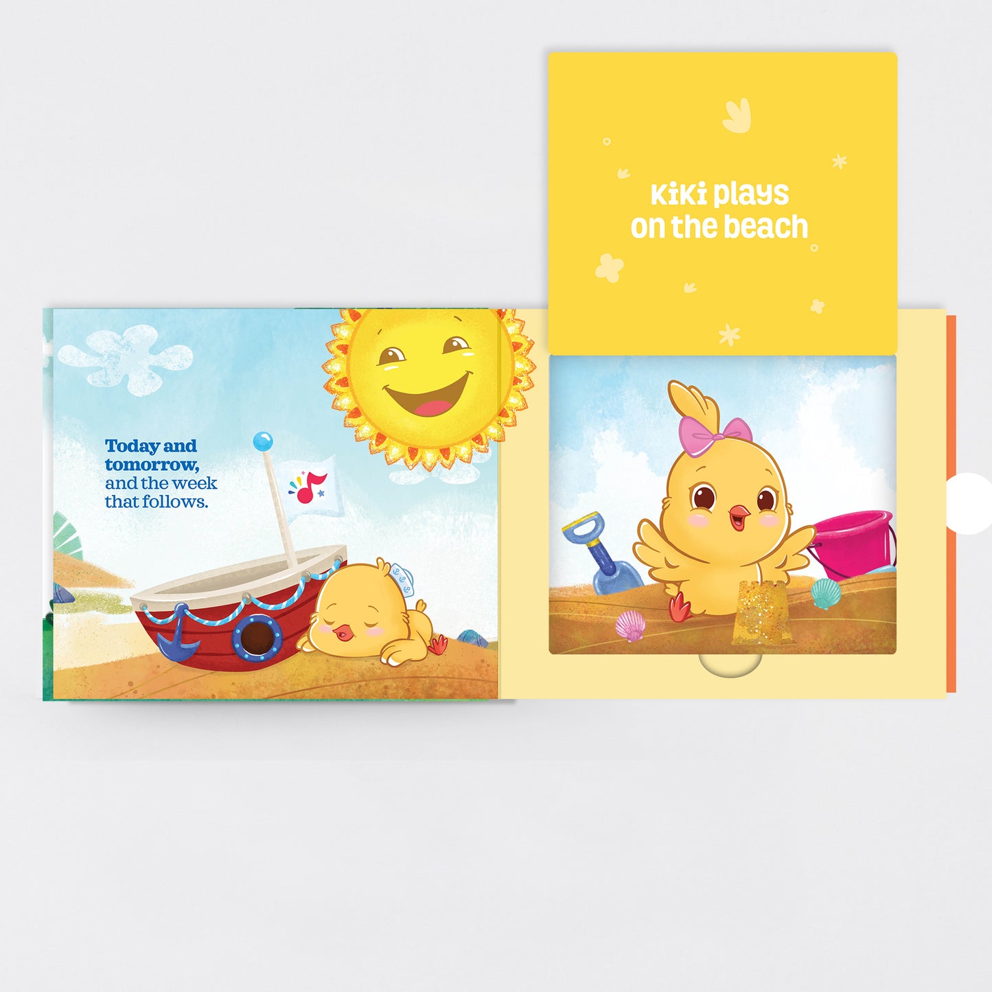 Little Sunny Sunshine / Sol Solecito, Flip & Play Bilingual Book