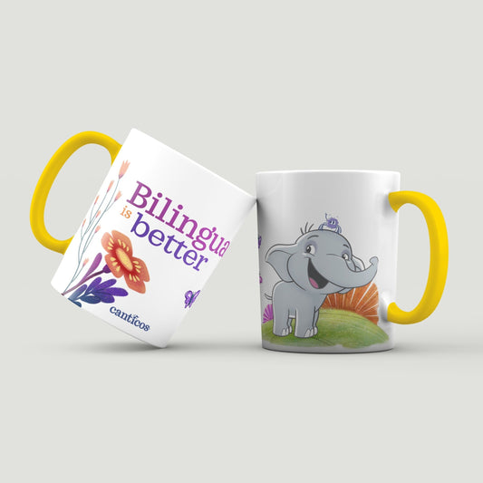 "Bilingual is better" Benji Mug