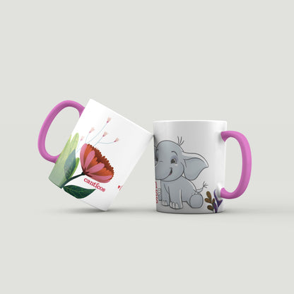 "Mi corazón late en dos idiomas" Benji Mug